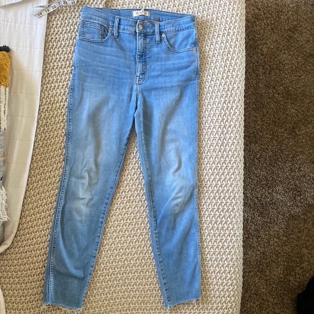 Madewell high rise skinny jeans